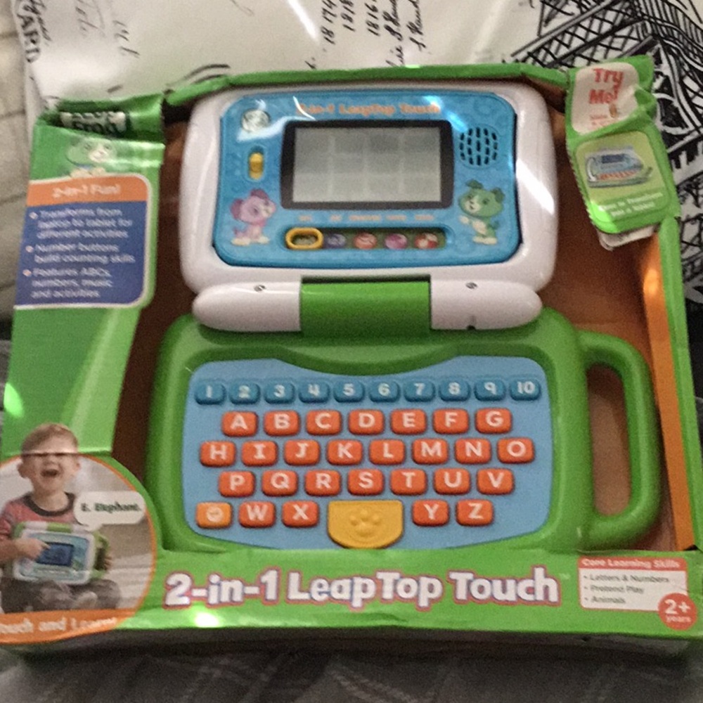 Leap Frog 2-In-1 Leap Top Touch Pad new